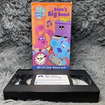 Blues Clues - Blues Big Band VHS Tape 2003 Sing & Dance Blue Cartoon Classic - Image 1 of 4
