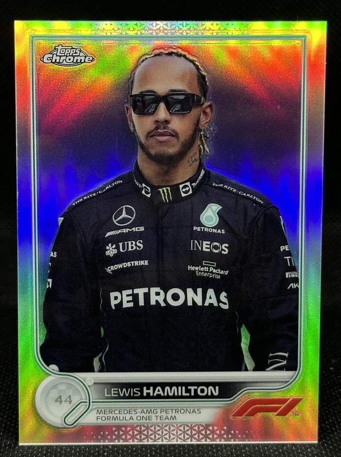 LEWIS HAMILTON 2022 Topps Chrome F1 Formula 1 #6 Silver Holo Refractor SP - Image 1 of 2