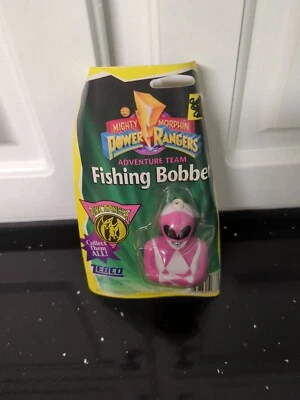 MIGHTY MORPHIN POWER RANGERS ADVENTURE TEAM FISHING BOBBER de ZEBCO PINK ¡GUAU! Foto 1 de 3