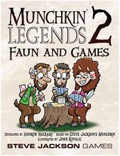 Munchkin Legends 2: Faun and Games Expansion From Steve Jackson Games Card Game 