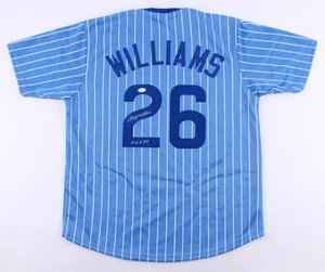 Billy Williams Signed Cubs Jersey Inscribed "H.O.F. 87" (JSA) 1972 Batting Champ - Picture 1 of 5