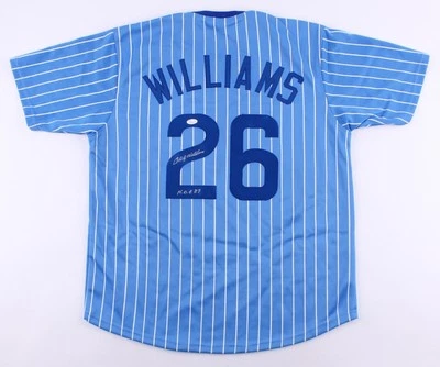 Billy Williams Signed Cubs Jersey Inscribed "H.O.F. 87" (JSA) 1972 Batting Champ - Image 1 of 4