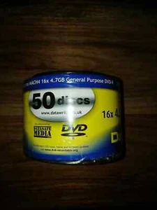 Confezione 50 DVD-R Datawrite 16x 4.7GB nuova sigillata - Foto 1 di 2