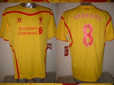Liverpool GERRARD COUTINHO Warrior BNWT XL Football Soccer Shirt Jersey New Away