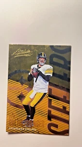 2018 Absolute Football #83 Pittsburgh Steelers Quarterback Ben Roethlisberger - Bild 1 von 2