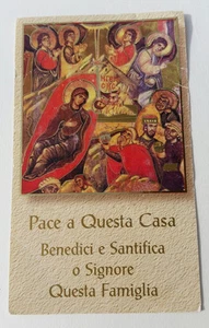 Santino Preghiera Pace a questa casa Benedici e Santifica questa Famiglia Natale - Imagen 1 de 1