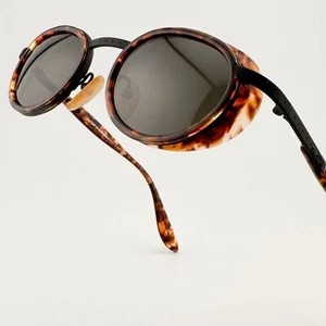 Vintage Sunjet By Carrera 4440 Sunglass Black Havana Side Shield Austria Design - Picture 1 of 12