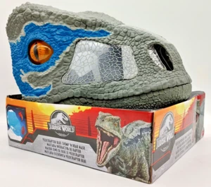 Jurassic World Velociraptor Blue Mask Chomp 'N Roar Dinosaur - Open Box - Picture 1 of 5