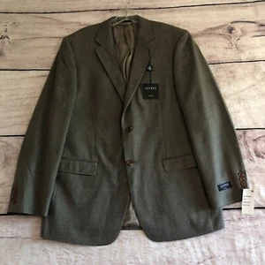 Lauren Ralph Lauren Blazer Herren 42R Slim Braun Seide Wolle Anzug Sport Mantel Jacke - Bild 1 von 19
