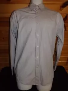 MANI by GIORGIO ARMANI TAN CHECKED COTTON DRESS SHIRT 14.5 - 32/33 - Picture 1 of 5