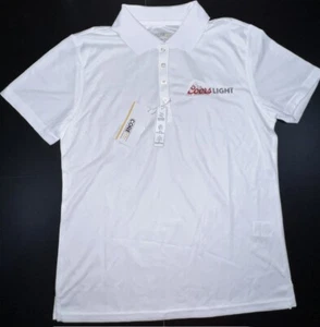 Coors Light Beer Ladies Polo Style Sports Shirt - Sz. Medium - Picture 1 of 14