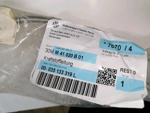 Audi 90/100/200 Kraftstoffleitung 035133319L Neu NOS - Bild 1 von 3