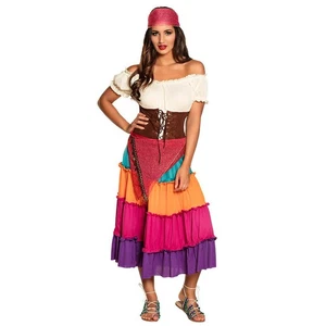 Hellseherin Kostüm Zigeunerin Zirkus Wahrsagerin Kleid Gipsy Kostüm 40/42 (M) - Bild 1 von 2