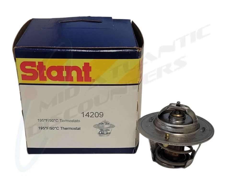 Termostato de líquido de arrefecimento do motor Stant 14209 genuíno compatível com Chrysler Dodge Jeep - Imagem 1 de 1