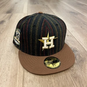 New Era 59Fifty Vintage Herringbone Houston Astros 50th Anniversary Mütze 7 3/4 - Bild 1 von 7