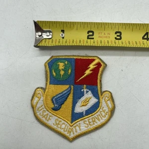 "Parche de colección del servicio de seguridad de la USAF parche IS militar de la Fuerza Aérea corte de 3""" - Imagen 1 de 4