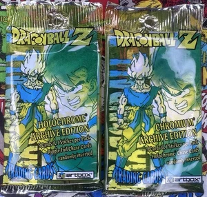 Artbox Dragon Ball Z 2000 (2) confezioni sigillate 1 cromo e 1 olocromatico DBZ - Foto 1 di 2