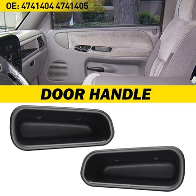 Manija de puerta interior para Dodge Ram 2500 3500 1994-2002 lado izquierdo y derecho negro Foto 1 de 4