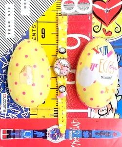 Vintage Swatch watch EGGSDREAM GZ128 1994 Specials Limited edition Swiss Made  - Picture 1 of 9