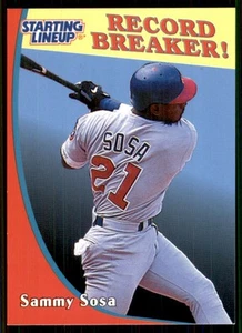 1999 Starting Lineup Record Breaker #21 Sammy Sosa Chicago Cubs - Picture 1 of 2