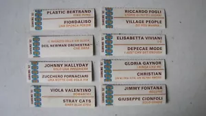 CARTELLINI ETICHETTE STIKERS ORIGINALI PER JUKEBOX - CANZONI SANREMO 1982 - Bild 1 von 4