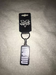 New Street Fighter V (5) Ryu Logo Medal Keychain Bioworld Capcom - Picture 1 of 2