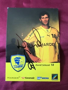 Autogramm DAVID SZLEZAK-Rhein Neckar Löwen-NS ÖSTERREICH-Ex-UHK Krems/Wien-AK - Picture 1 of 2
