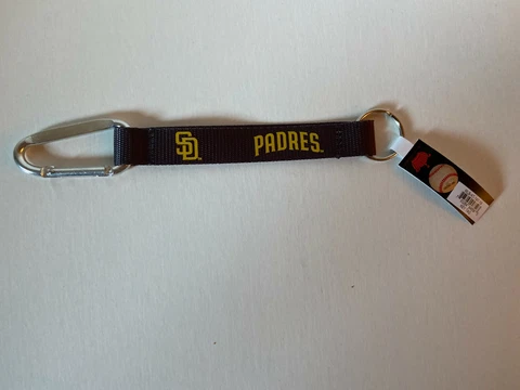 San Diego Padres MLB Officialy Licensed - Lanyard Keychain Key Tag Aminco Cover