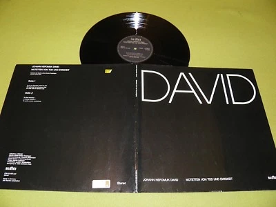 Johann Nepomuk David - Motets Of Death And Eternity RARE "Audite" STEREO LP MINT - Image 1 of 3