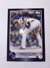 2022 Topps Mini Craig Kimbrel Black  #US102 Dodgers