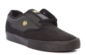 CIRCA 100055-BGOL ESSENTIAL Mn's (M) Black/Gold Suede/Canvas Skate Shoes - Picture 1 of 7