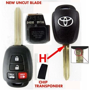 OEM REMOTE HEAD KEY FOB 2014-2017 TOYOTA CAMRY Corolla HYQ12BDM HYQ12BEL H CHIP - Picture 1 of 3