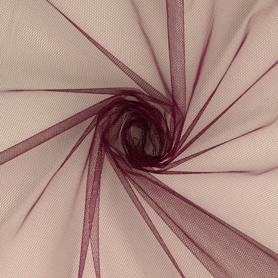 TÜLL Stoff Netz Tütü Schultüte Karneval Kostüme Meterware BORDEAUX EUR 2,49/m - Bild 1 von 1