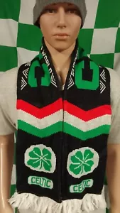 Glasgow Celtic Green White & Gold Football Club Scarf - Picture 1 of 3