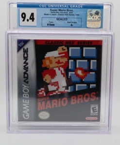 SUPER MARIO BROS CLASSIC NES SERIES - GBA - FACTORY SEALED - CGC 9.4 - Picture 1 of 6