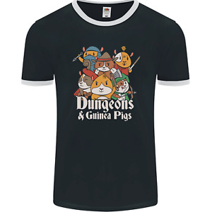 Dungeons and Guinea Pig Role Playing Game Mens Ringer T-Shirt FotL