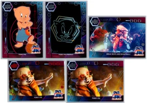 2021 Upper Deck Space Jam A New Legacy Porky Pig (5) Card Lot Looney Tunes - Picture 1 of 6