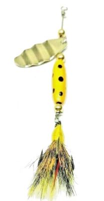 Lote de 3 hilanderos de trucha de hoja ondulada de alta calidad hechos en Estados Unidos pesca Foto 1 de 4