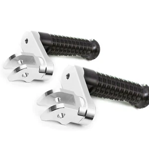 Black Black MPRO Front 40mm Lowering Foot Pegs For ZRX 1200 S R 02-06 07 08 09 - Picture 1 of 7