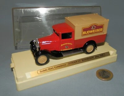 Solido Hors Commerce 1/43 : Citroën C4 Fourgon "BudWeiser Anheuser-Bush" - Photo 1/4