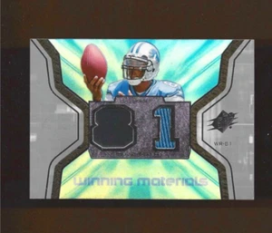 2007 UD SPX Winning Materials Trikot Nummer Calvin Johnson #WM-CJ RC HOF Lions - Bild 1 von 2