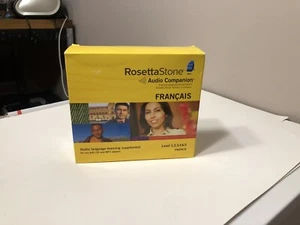 New Sealed Rosetta Stone, French, Version 3 Totale, Levels 1, 2, 3, 4, CD-MP3 - Picture 1 of 4
