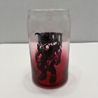 DOOM Video Game  Collectible Drinking Blood Red Glass (VINTAGE)