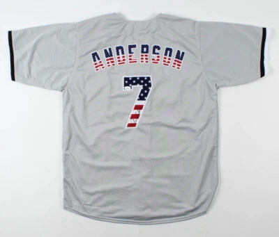 Tim Anderson Signed Chicago White Sox Jersey (JSA COA) Memorial Day Jersey - Image 1 of 4