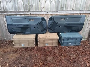 1990 91 Rare Honda CRX DX/Hf Door Panel Card Trim Pair OEM - Picture 1 of 4