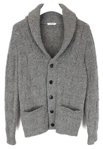 J. LINDEBERG Jumper Men's SMALL Cardigan Wool Blend Knit Patterned Button Up - Picture 1 of 7