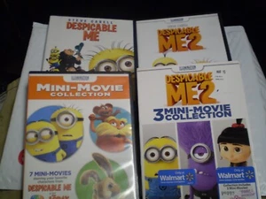(4) Despicable Me Children's DVD Lot: Despicable Me 1 & 2 + (2) Mini-Movie Coll. - Picture 1 of 1