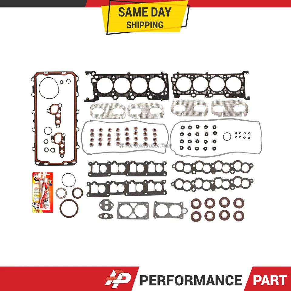 Juego completo de juntas para 93-94 Lincoln Mark VIII 4,6 L 281CID V8 INTECH VIN V Foto 1 de 4