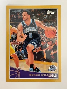 2009-10 Topps Deron Williams Gold Parallel SP /2009. (VG) Jazz - Picture 1 of 2