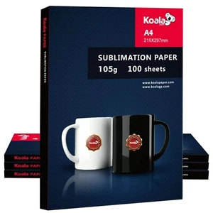 Bulk Koala Sublimation Paper 1000 Sheet Inkjet Sublimation Heat Transfer Tumbler - Afbeelding 1 van 6